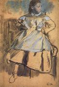 Edgar Degas Glulia Bellelli,Study for the belletti Family France oil painting artist
